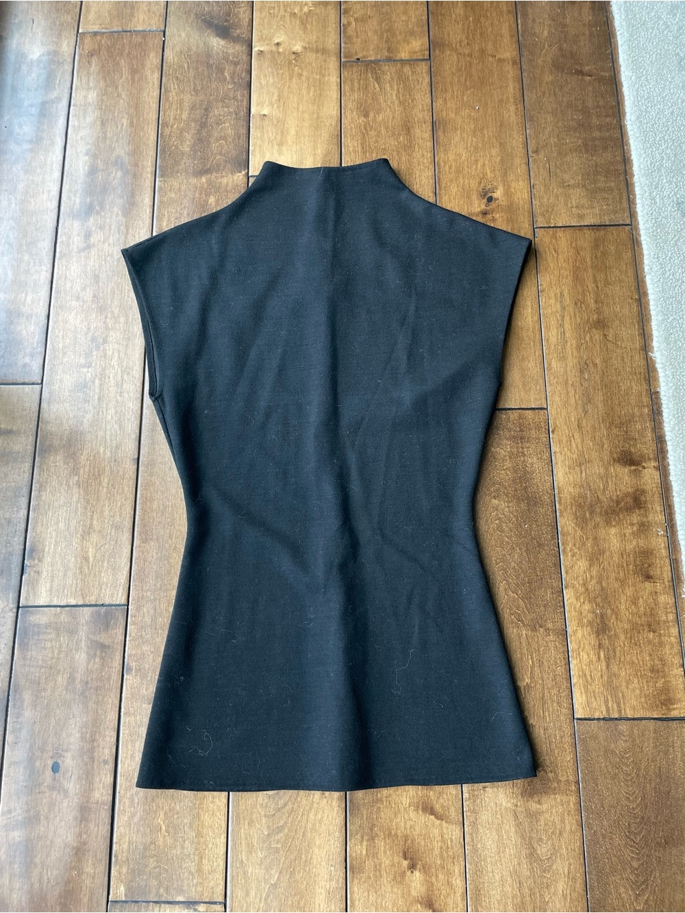 Gauchere Black Mockeneck Top Size 36